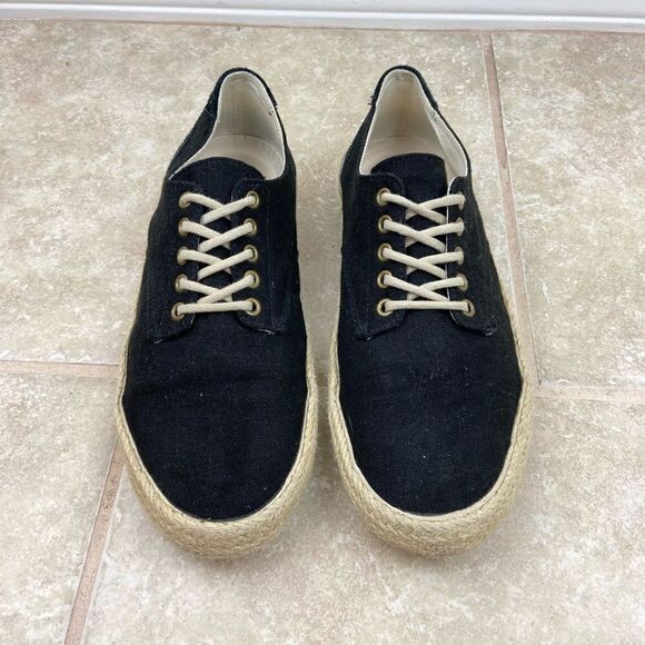 Original Penguin Espy Lace-Up Black Espadrilles Sneakers - Picture 4 of 6